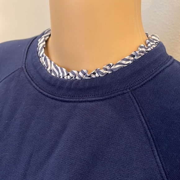 Layered cotton sweatshirt preppy - Picture 1 of 10